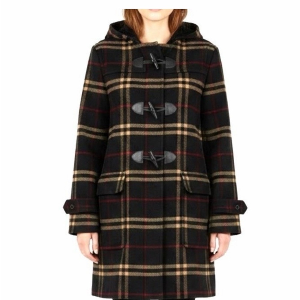Pendleton Black Wool Coat